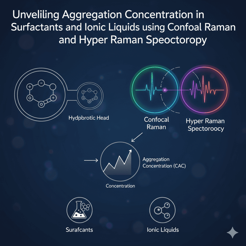Raman Spectroscopy Study of Surfactants and Ionic Liquids